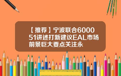 【推荐】宁波联合600051讲述打新建议EAL市场前景巨大要点关注永