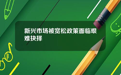 新兴市场被宽松政策面临艰难抉择