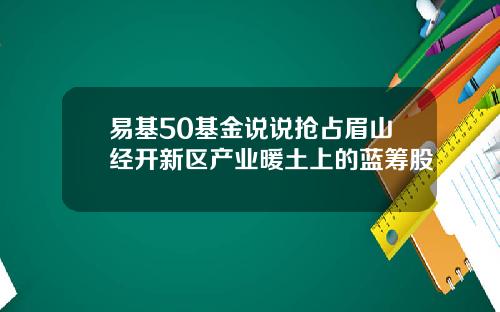 易基50基金说说抢占眉山经开新区产业暖土上的蓝筹股