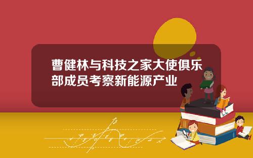 曹健林与科技之家大使俱乐部成员考察新能源产业