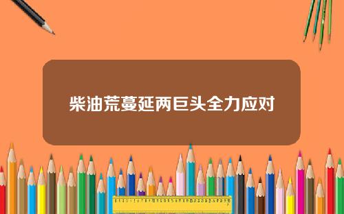 柴油荒蔓延两巨头全力应对