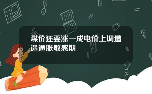 煤价还要涨一成电价上调遭遇通胀敏感期