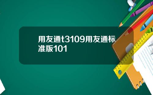 用友通t3109用友通标准版101