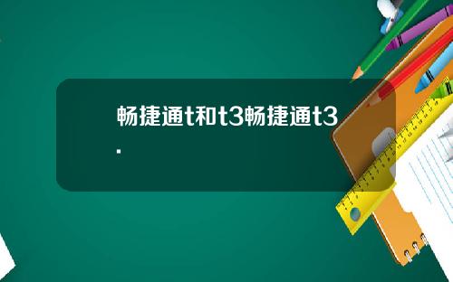 畅捷通t和t3畅捷通t3.