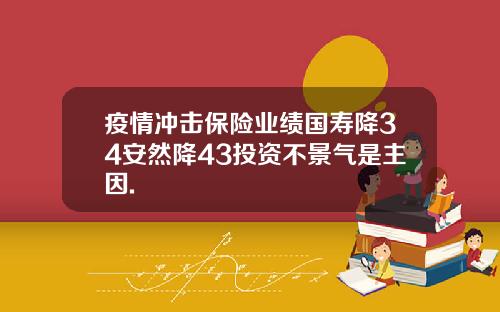疫情冲击保险业绩国寿降34安然降43投资不景气是主因.