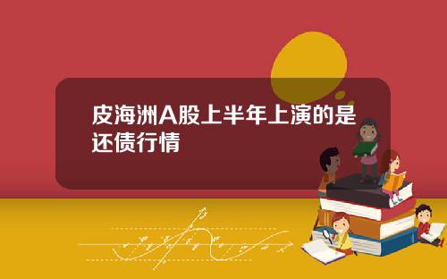 皮海洲A股上半年上演的是还债行情