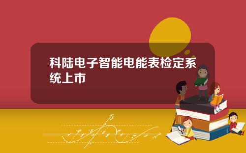 科陆电子智能电能表检定系统上市