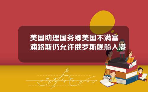 美国助理国务卿美国不满塞浦路斯仍允许俄罗斯舰船入港