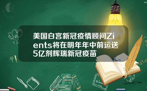 美国白宫新冠疫情顾问Zients将在明年年中前运送5亿剂辉瑞新冠疫苗