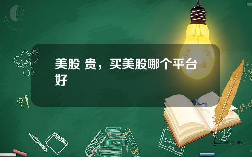 美股 贵，买美股哪个平台好