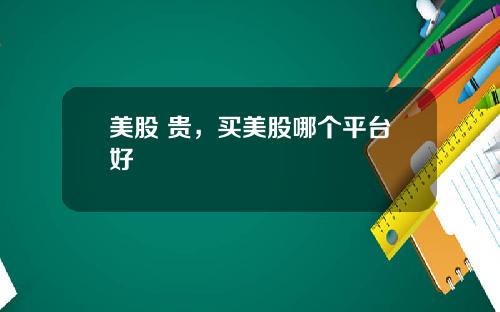 美股 贵，买美股哪个平台好