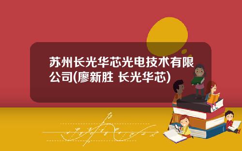 苏州长光华芯光电技术有限公司(廖新胜 长光华芯)