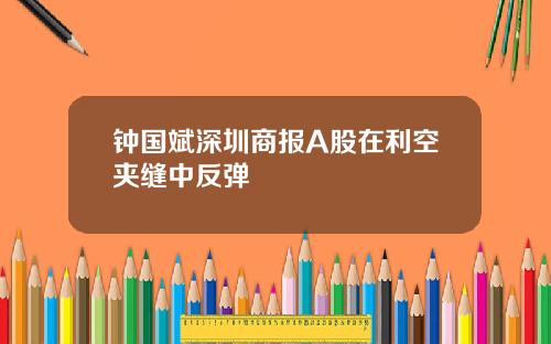 钟国斌深圳商报A股在利空夹缝中反弹