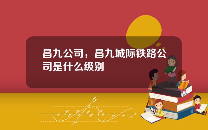 昌九公司，昌九城际铁路公司是什么级别