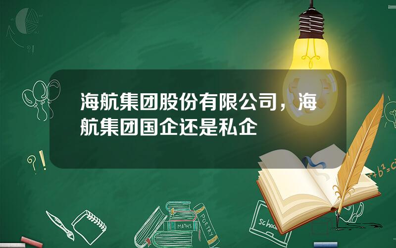 海航集团股份有限公司，海航集团国企还是私企