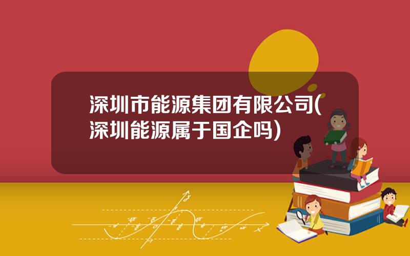 深圳市能源集团有限公司(深圳能源属于国企吗)