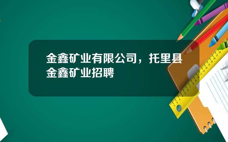 金鑫矿业有限公司，托里县金鑫矿业招聘